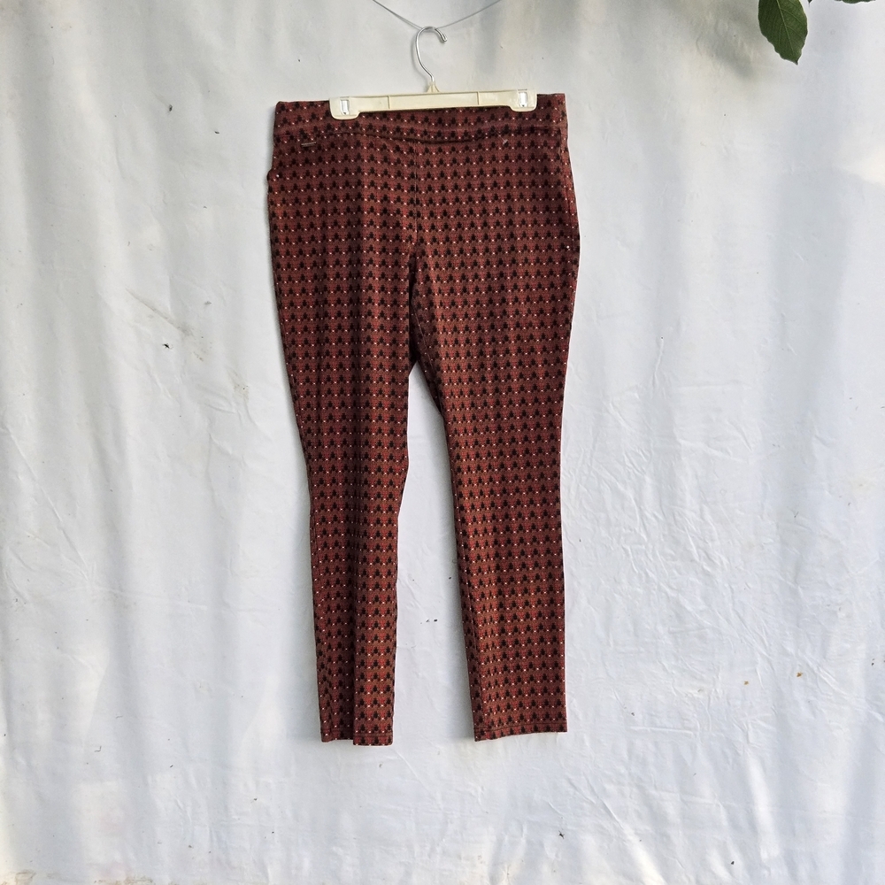 The Limited Red and Black Skinny Pants